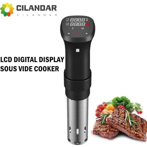 24 Months Warranty IPX7 Waterproof 1800W LCD Touch Sous Vide Cooker Cooking Machine Sturdy Immersion Circulator Slow Cooker