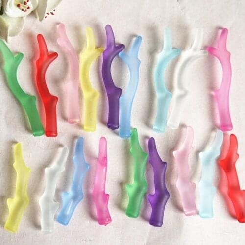 Meideheng Translucent Dull Polish Branches Shape Beads DIY Craft Making Accessories Beads Fit Jewelry Handmade 35/41/47/52mm