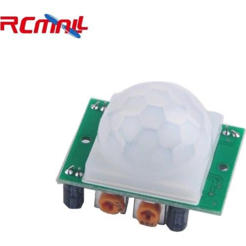 RCmall HC-SR501 PIR Infared Sensor Pyroelectric Motion Sensor Detector Module FZ0057 DIY