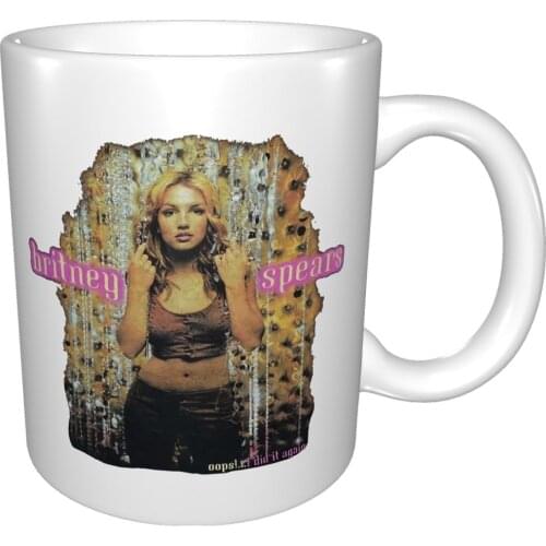 Rare Britney Spears Tour Oops I Did It Again Mug Coffee Cup Coffee Mug Custom Cups Coffeeware