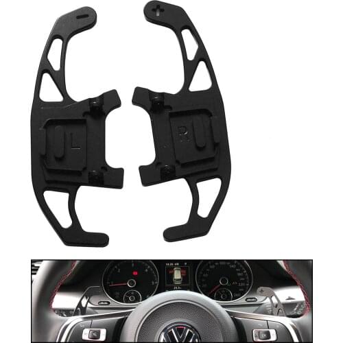 TAIHONGYU 2x Steering Wheel Shift Shifter Paddles Fit For VW GOLF GTI R GTD GTE MK7 2013-2018