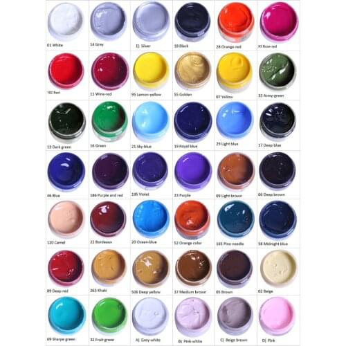 50ml Universal leather shoes Makeup paste Leather stains for repair renovation color change bag/Sofa color