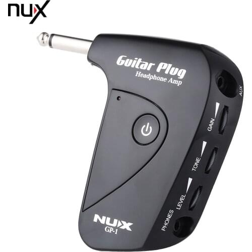 NUX gp-1 Electric Guitar Amplifier multi-effects Guitar Pedal Plug Headphone Amp Built-in Distortion Effect guitar accessories