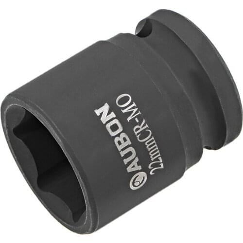 Uxcell 1/2-Inch Drive by 22mm Shallow Impact Socket, Cr-Mo, 6-Point, Metric