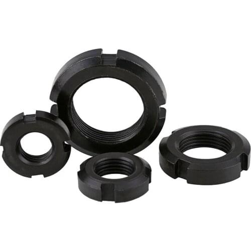 GB812 Member Nut Slotted Round Nut Stainless Steel Round Nut Round Precision Lock Nut M10-60 2Pcs