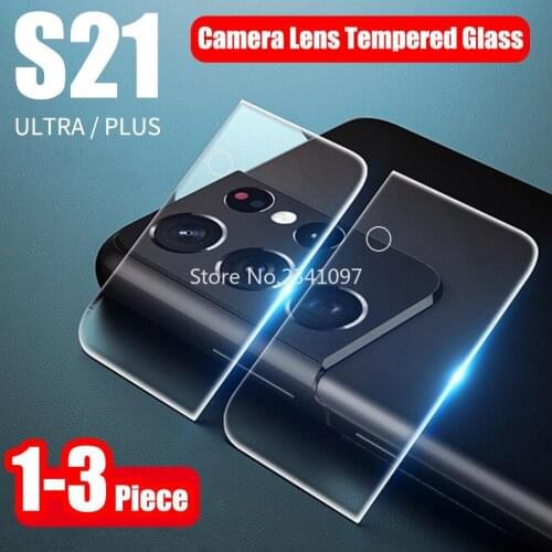 1-3Pcs Camera Lens Tempered Glass for Samsung Galaxy S21 Ultra S21 Plus A32 A52 A72 5G Full Cover Lens Screen Protector Glass