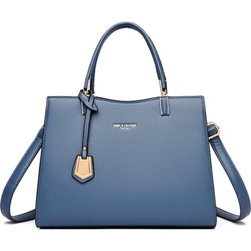 Womens Bag Female PU Leather Shoulder Bag Fashion Totes for Ladies Fashion Simple Crossbody Bag Solid Color Messenger Bag