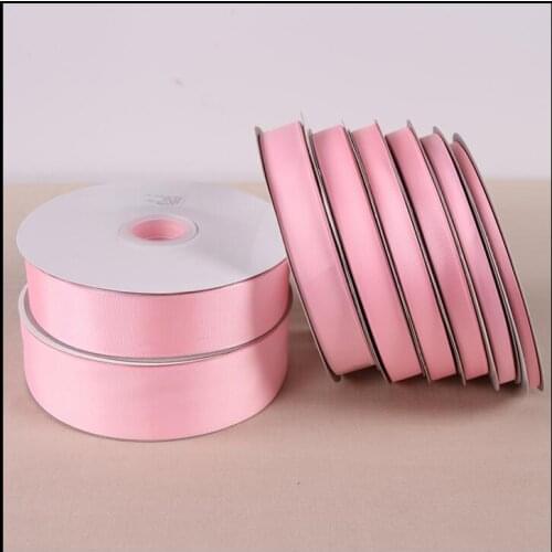 100yards Pink Grosgrain Ribbon Wedding Decoration DIY Baby Bow Gift Box Wrapping Apparel Sewing Fabric bow Headband Accessories