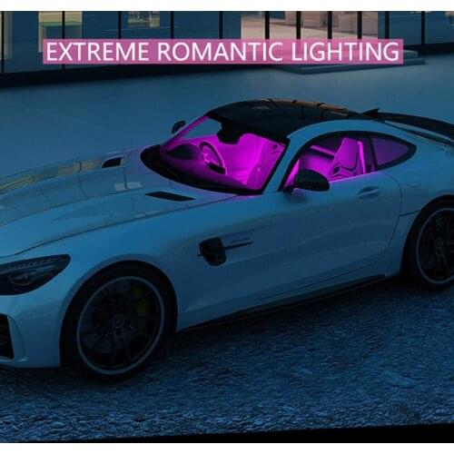 2pcs car LED foot lamp floor lamp decorative lamp for Infiniti FX-series Q-series QX-series Coupe EX37 EX25 JX35 EX35 G Class