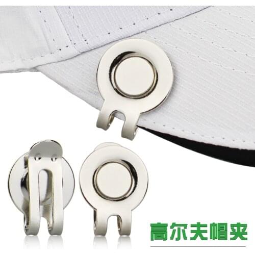 2 Pcs Golf Hat Clip Magnetic Alloy Golf Cap Clip Holder Golf Marker Drop Ship