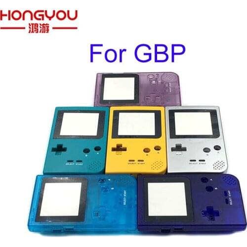 20Set gray For GBP Shell Case with Buttons Kit Full Case Cover Housing Shell Replacement for Gameboy Pocket Game Console Housing