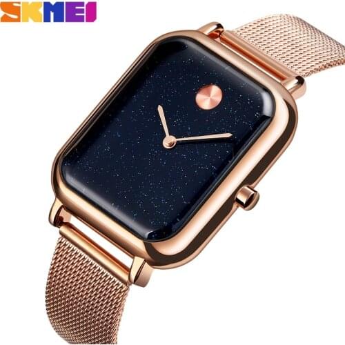 2020 SKMEI New Luxury Men Quartz Watch Starry Sky Fashion Waterproof Male Wristwatch Mens Watches Casual Relogio Masculino 9187