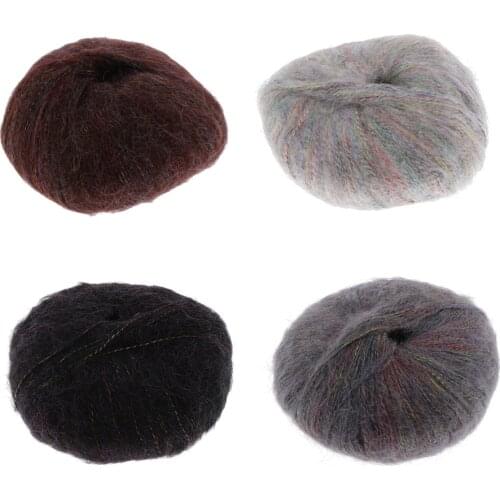 50gram Ball Mohair Yarn Knitting Yarn For Scarf Bag Making
