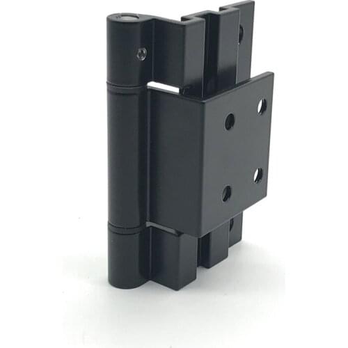 Anti-rust aluminum alloy Doors Security Windows Black 50mm Casement 180 degrees Hinge