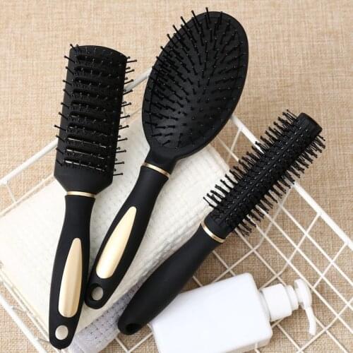 Anti-static Hair Brush Comb Hair Scalp Massage Comb Bristle Massager Hairbrush Pocket Comb Hair Anti-knot Massage Styling Tools