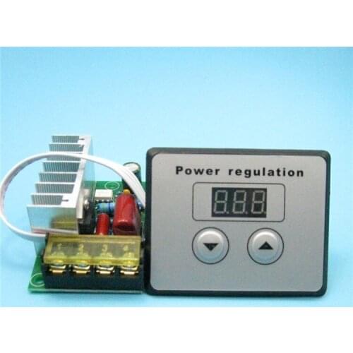 4000W Thyristor Digital Regulator High Power Electronic Dimming Speed Regulation