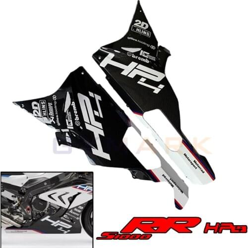 For BMW S1000RR S1000 RR HP4 2015 2016 15 16 Motorcycle ABS Injection Carbon Fiber Side Chassis Lower Body Fairing