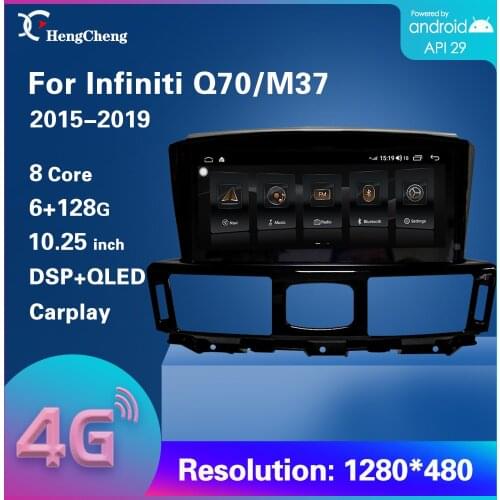 For Infiniti Q70L M37 2015-2019 car smart multimedia video player GPS navigation radio Android 10 4G version Carplay