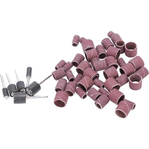 Jumbo 51pc Drum Sanding Kit - Fits Dremel - Includes Rubber Drum Mandrels - 1/2, 3/8 & 1/4 inch