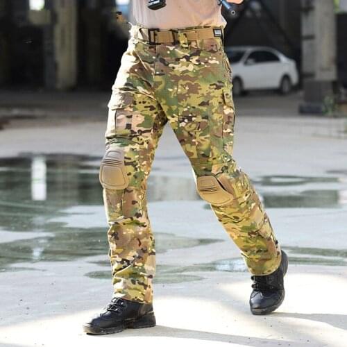 Camouflage Pants Frogman Frog Clothing Outdoor Sports Military Training Hunting Hiking Riding Tactical Combat Fitness Trousers