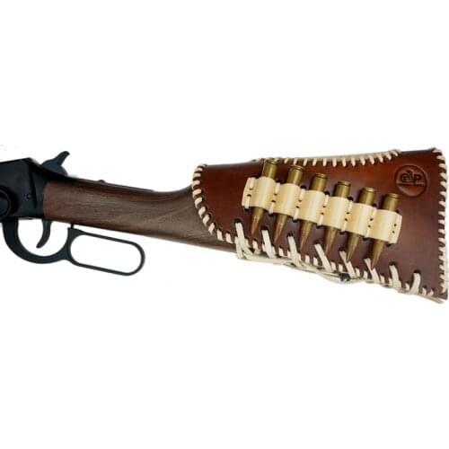 Tactical Rifle Gun Buttstock Left/Right Hand Leather Shotgun Cartridge Cheek Rest Riser Pad Protector Hunting Gun Accessories