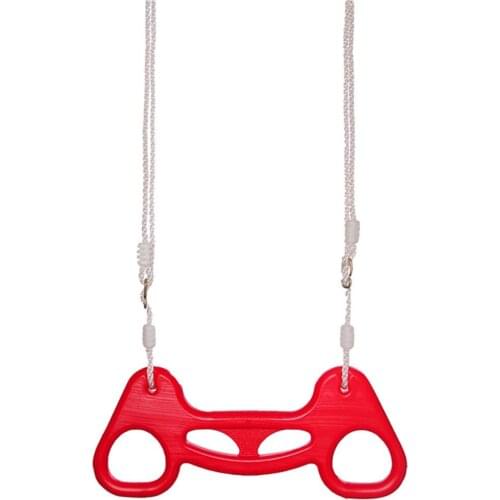 3 colours Children Outdoor Trapeze Bar Pull Up Gym Rings Multifunction Plastic Sports Ring Swing