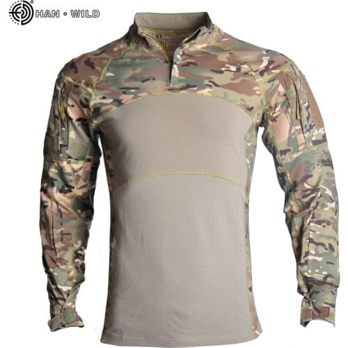 Mens Outdoor Tactical Hiking T-Shirts,Military Army Camouflage Long Sleeve Hunting Climbing Shirt,Male Breathable Sport Clothes