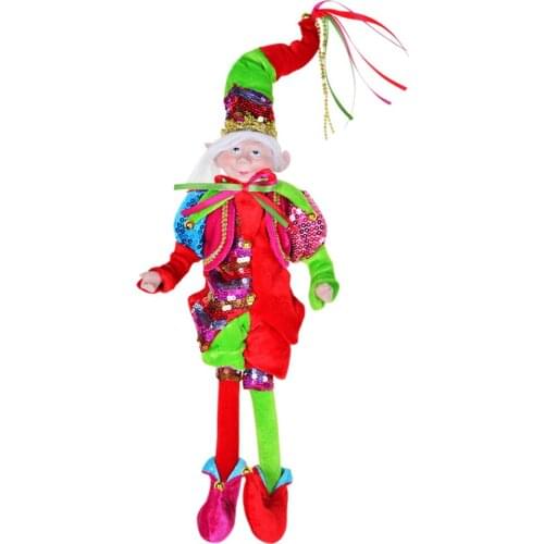 Plush toy 12" elf doll Christmas tree decoration family gifts for boys and girls