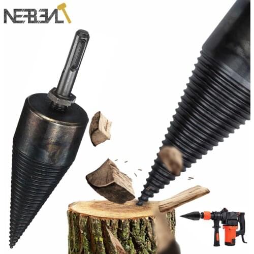 32mm/42mm Wood Splitter Drill Bits Removable Firewood Machine Log Wood Chopping Artifact Woodworking Tools Machine