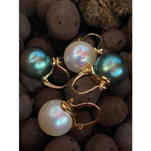 RISPADA EH34047 Natural Pearl Stud Earrings