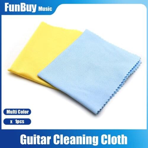 Microfiber Guitar Cleaning Cloth Musical Instrument Cleaning Cloth Cleaner for Guitar Violin Ukulele Clarinet Trumpet Saxophone