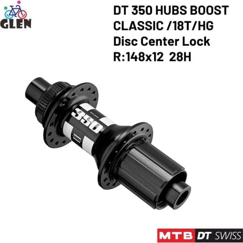 DT SWISS Brake BOOST 148X12 141X10 HG/XD/MS 350 Bicycle Wheel Sealed Bearing Elbow Hub 28 Hole Center Lock Disc