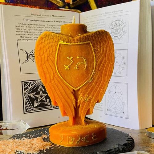 Energy Magic Candle Mold, Silicone Pentagram Shape Wax Mold, Scented Candle Making