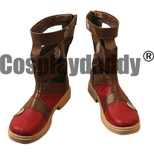 Xenoblade Chronicles Protagonist Shulk Shuruku Game Cosplay Shoes Boots S008