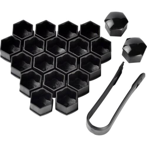 20Pcs Anti-Rust Auto Hub Screw Cover 17mm Car Wheel Nut Caps Protection Covers Caps Car Tyre Nut Bolt Auto Replacement Parts