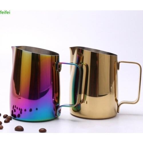 420ml Stainless Steel Milk Frothing Pitcher Espresso Coffee Barista Craft Latte Cappuccino Cream Frothing Jug Pitcher
