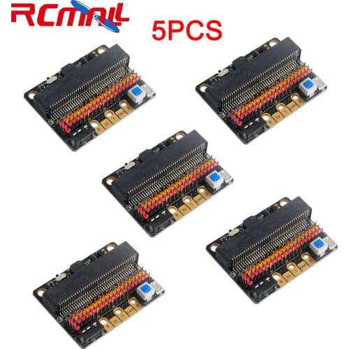 5pcs For micro:bit microbit GPIO Expansion Board IOBIT V2 Breakout Adapter for Lego,Kids Programming Education MadeCode RCmall