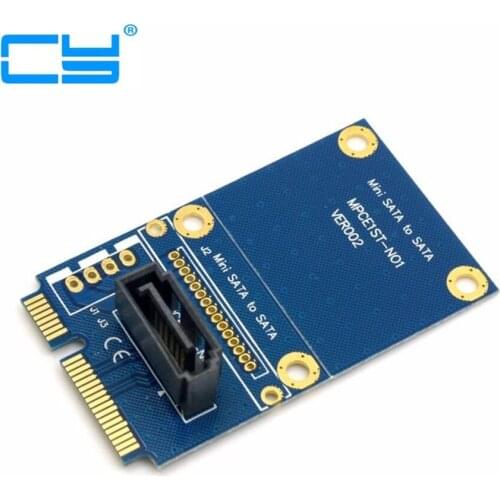 50mm Mini pci express pcie PCI-E mSATA SSD to SATA 7pin HDD Hard Disk Drive PCBA Adapter adaptor MSATA testing PCB Tools