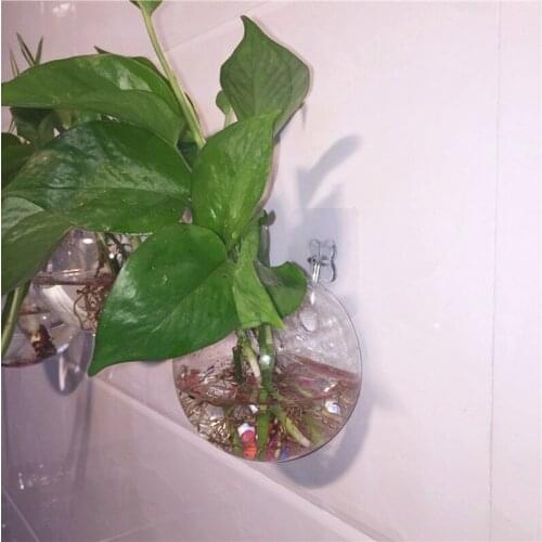 4pcs/pack Diameter=12cm Wall Mounted Glass Vase Glass Globe Terrarium Home Decoration Friend Birthday Gift Glasswares