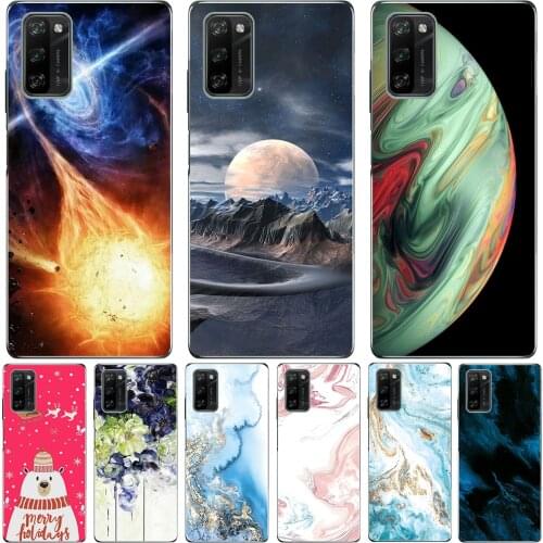 Phone Bags & Case For Blackview A100 2021 6.7 inch Cover Soft Silicone Fashion Marble Inkjet Painted Shell Capa