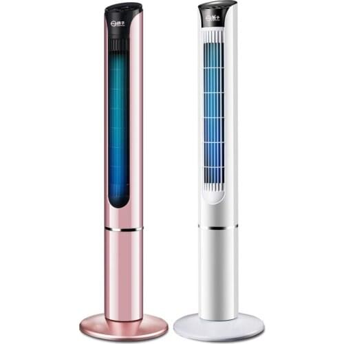 Tower Leafless Electric Fans Tower Floor Fan Remote Control Household Vertical Cooling Fan Silent Timing Desk Air Cooler Machine