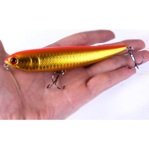 HENGJIA 1pc 115mm 20g Pencil Fishing Lure High Quality Floating Jerkbait slow sinking Carp Fishing Wobblers Artificial Hard Bait