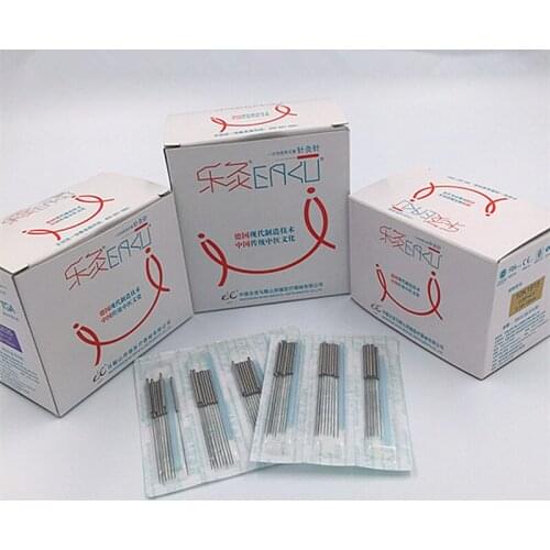 3 boxes quality EACU disposable sterile acupuncture needles with tube 0.16/0.18/0.22/0.25/0.30mm