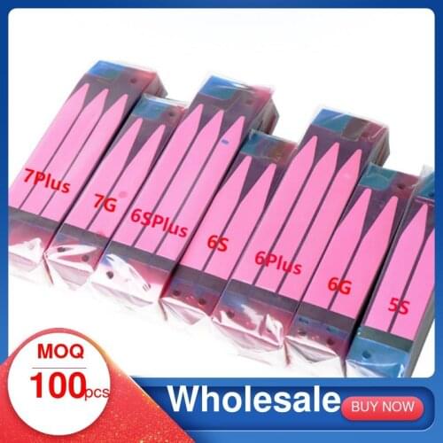 100pcs Battery Adhesive Sticker for iPhone X XS 11 12 Pro Mini Max 5S 6 6S 7 8 Plus 5 SE 2020 Double Tape Glue Replacement Parts