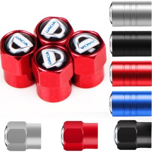 4pcs New Metal Wheel Tire Valve Caps Stem case For Dacia Duster Logan Sandero 2 Mcv Sandero Car styling