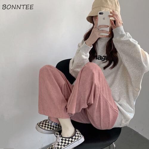 Sets for Women Fashion Simple Letter Chic Ulzzang Basic Teens Outfits Harajuku Oversize 3XL Wide-leg Trousers Popular Hoodie Ins