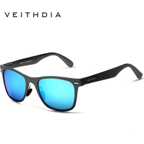 VEITHDIA Aluminum Magnesium Fashion Mens Mirror Sun Glasses Goggle Eyewear Female / Male Accessories Sunglasses For Women/Men