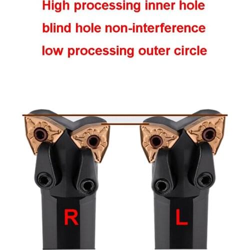 Non-standard S25R S32S MWLNR08 MWLNL08 for WNMG080404 WNMG080408 -R -L Internal turning tool holder Machinery lathe