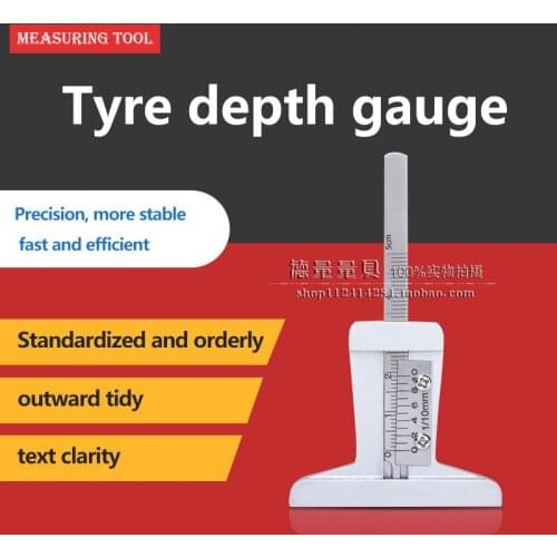 Tire gauge tread gauge tread pattern depth measurement gauge tire depth vernier caliper