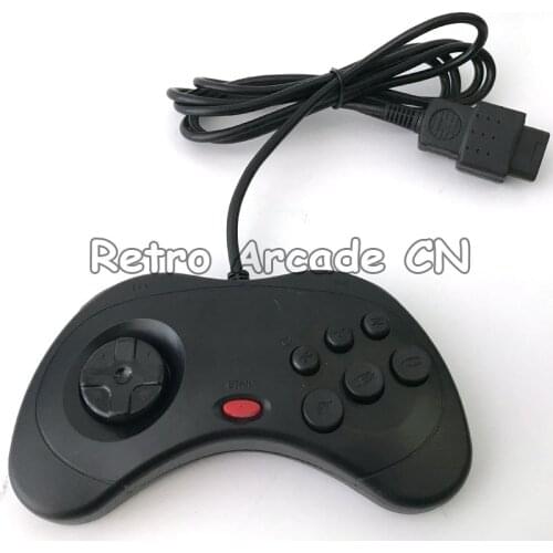 2021 New products Wired Game controller for black Sega SS/USB Saturn console free shipping